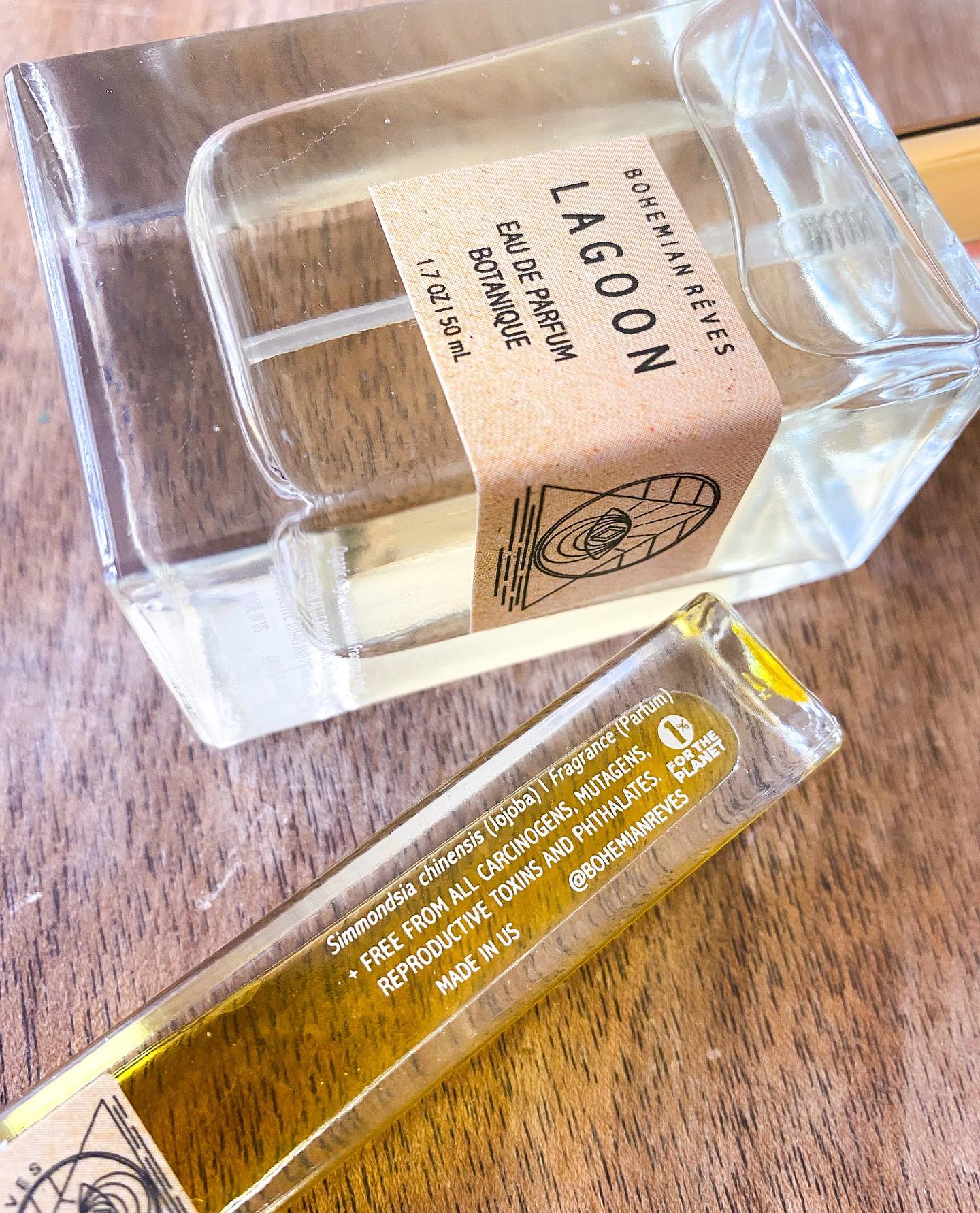 Lagoon Botanical Perfume Bottle