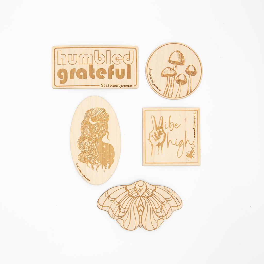 Wooden Sticker Pack